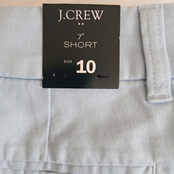 J. Crew Light Blue Shorts womens size 10   7" inseam - Picture 3 of 6